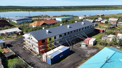 Многоквартирный дом на Чукотке: 1500м2